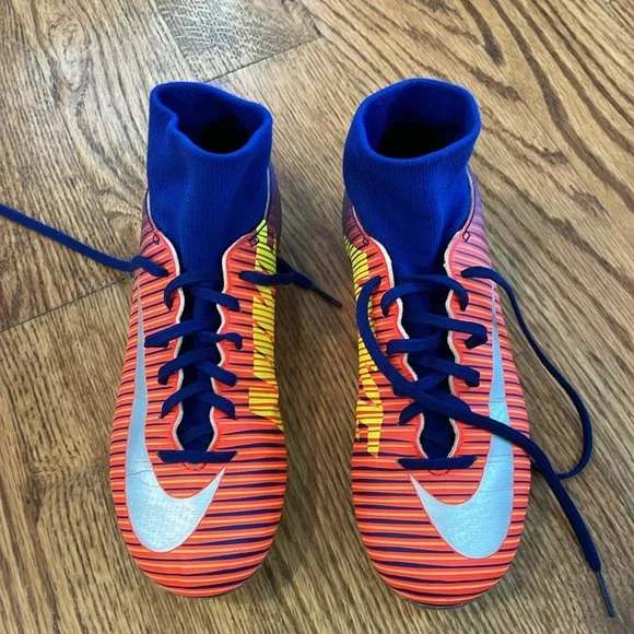 Boy’s Nike Mercurial Vapor Superfly 5 DF FG ACC Soccer Cleats. Size 2.5Y. - Picture 5 of 13